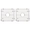 Alfi Brand Pair of Stainless Steel Grids for ABF3318D ABGR33D - alternate 6